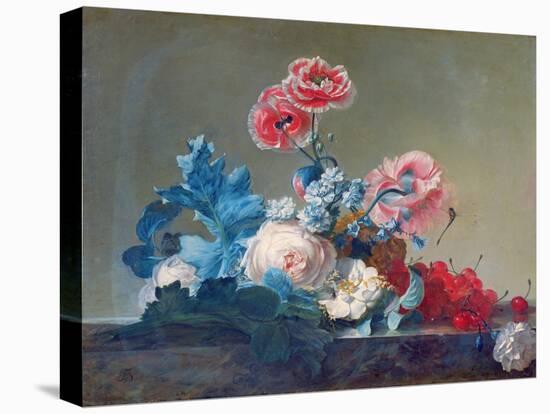 Flower Study (Oil on Canvas)-Jean Jacques Bachelier-Premier Image Canvas