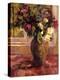 Flower Vase In the Window-Allayn Stevens-Stretched Canvas