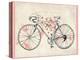 Flower Vintage Bicycle-studiohome-Stretched Canvas