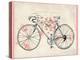 Flower Vintage Bicycle-studiohome-Stretched Canvas
