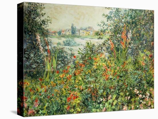 Flowering Meadow, Vetheuil, 1880-Claude Monet-Premier Image Canvas