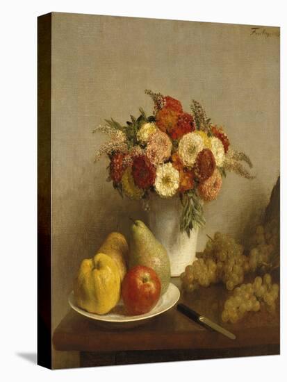 Flowers and Fruit, 1865-Henri Fantin-Latour-Premier Image Canvas