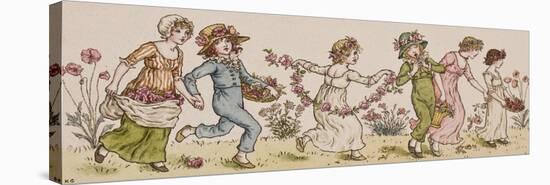 Flowers and Music-Kate Greenaway-Premier Image Canvas