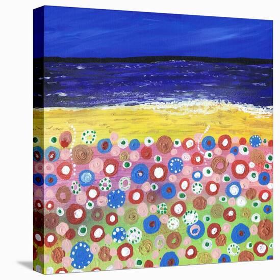 Flowers by the Beach-Caroline Duncan-Premier Image Canvas