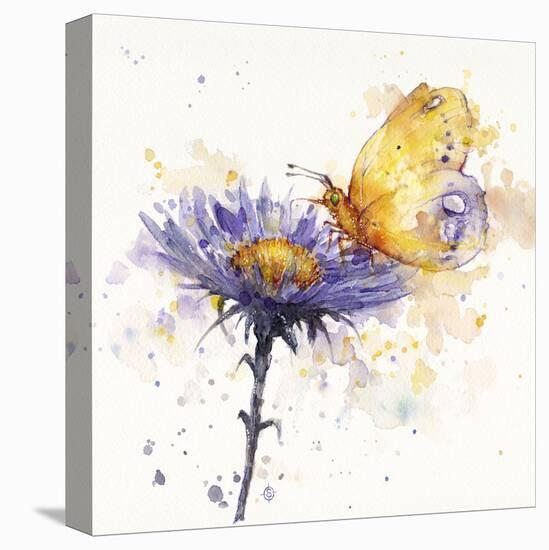 Flowers & Flutters-Sillier than Sally-Stretched Canvas