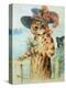 Flowers for the Duchess-Louis Wain-Premier Image Canvas