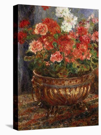 Flowers in a Brazen Vessel, 1880-Pierre-Auguste Renoir-Premier Image Canvas