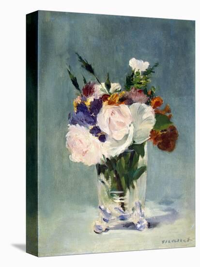 Flowers in a Crystal Vase-Edouard Manet-Premier Image Canvas