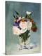 Flowers in a Crystal Vase-Edouard Manet-Premier Image Canvas