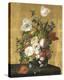 Flowers in a Glass Vase - Luxe-Rachel Ruysch-Stretched Canvas