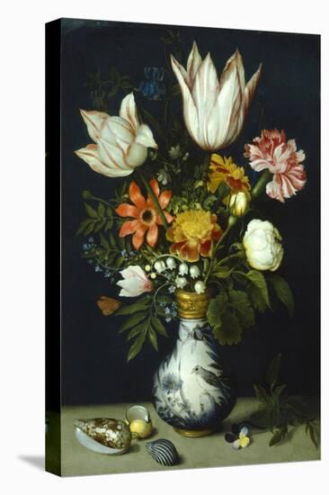 Flowers in a Porcelain Vase, C1600-Ambrosius Bosschaert-Premier Image Canvas