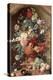 Flowers in a Terracotta Vase, 1736-Jan van Huysum-Premier Image Canvas