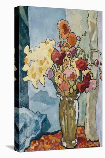 Flowers in a Vase; Fleurs Dans Un Vase, C.1939 (Oil on Canvas)-Louis Valtat-Premier Image Canvas