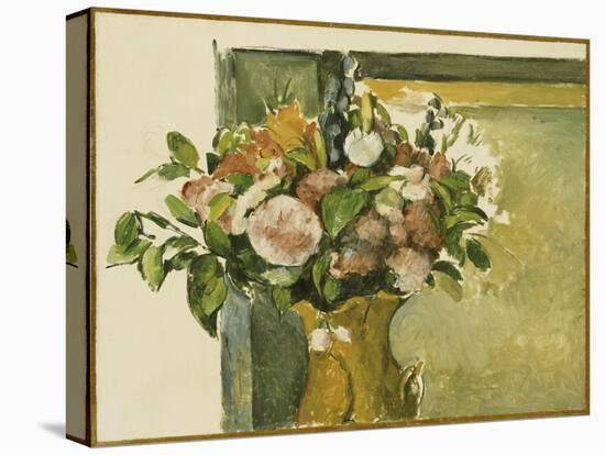 Flowers in a Vase-Paul C?zanne-Premier Image Canvas