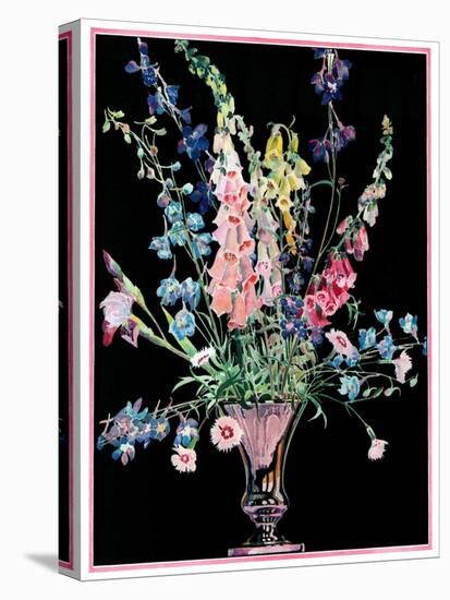 "Flowers in Silver Vase,"April 1, 1931-Nelson Grofe-Premier Image Canvas