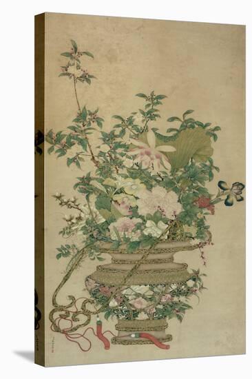 Flowers of the Four Seasons, Qing dynasty, 18th-19th century-Chinese School-Premier Image Canvas