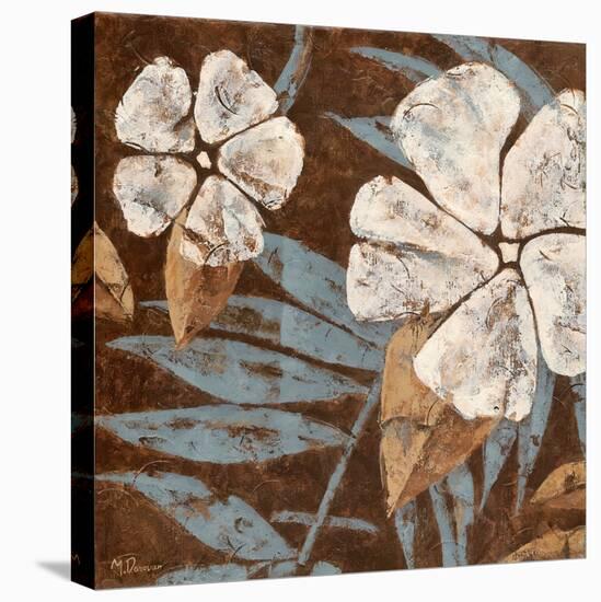 Flowers on Chocolate II-Maria Donovan-Stretched Canvas