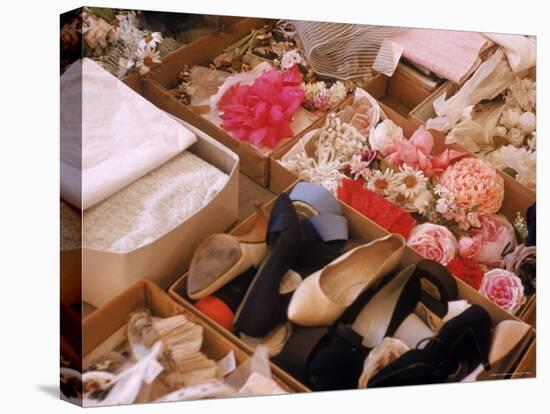 Flowers, Shoes and Other Accessories at Dior's Studio-Loomis Dean-Premier Image Canvas