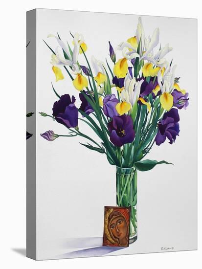 Flowers with Face from an Icon-Christopher Ryland-Premier Image Canvas