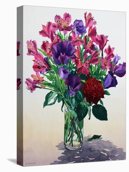 Flowers with Red Rose-Christopher Ryland-Premier Image Canvas