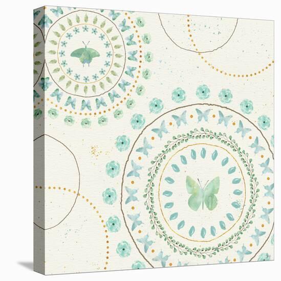 Flutterby Blooms VII-Jess Aiken-Stretched Canvas