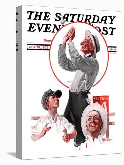 "Fly Ball," Saturday Evening Post Cover, July 28, 1923-Elbert Mcgran Jackson-Premier Image Canvas