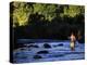 Fly Fisherman-null-Premier Image Canvas