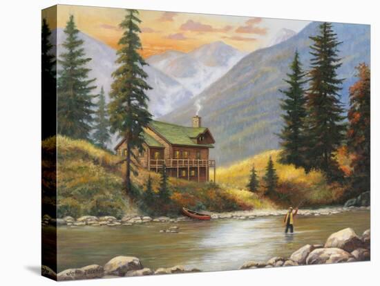 Fly Fisherman-John Zaccheo-Premier Image Canvas