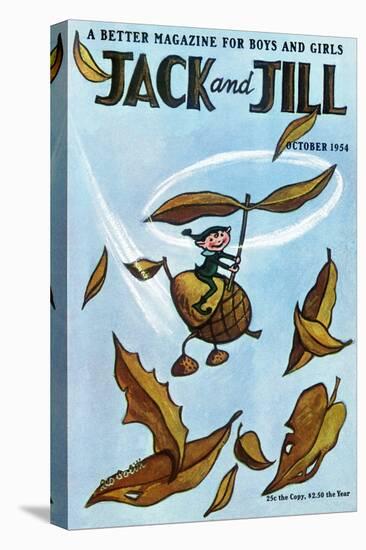 Flying Acorn - Jack and Jill, October 1954-Leo Politi-Premier Image Canvas