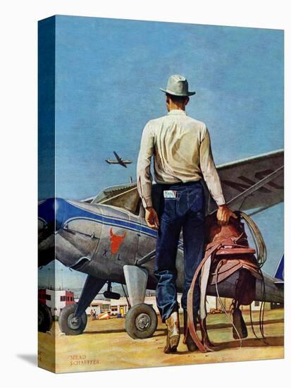 "Flying Cowboy," May 17, 1947-Mead Schaeffer-Premier Image Canvas