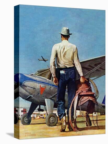 "Flying Cowboy," May 17, 1947-Mead Schaeffer-Premier Image Canvas