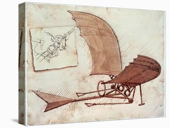 Flying Machine-Leonardo da Vinci-Premier Image Canvas