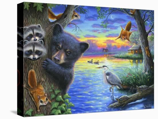 Flying Squirrel Summer-Bridget Voth-Premier Image Canvas