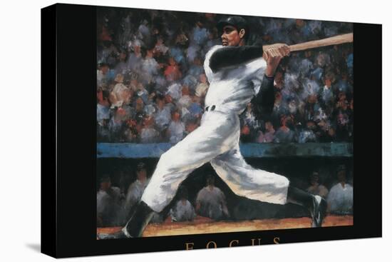 Focus - Baseball-Unknown Unknown-Stretched Canvas