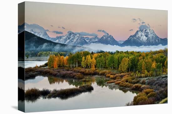 Fog Above Oxbow Bend-Larry Malvin-Premier Image Canvas