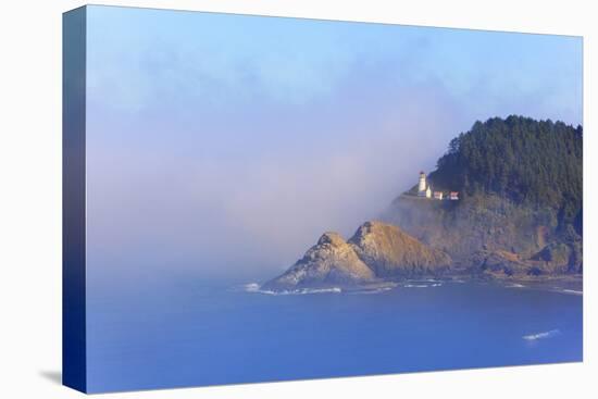 Fog Adds Beauty to Heceta Head Lighthouse, Oregon Coast, Pacific Ocean-Craig Tuttle-Premier Image Canvas