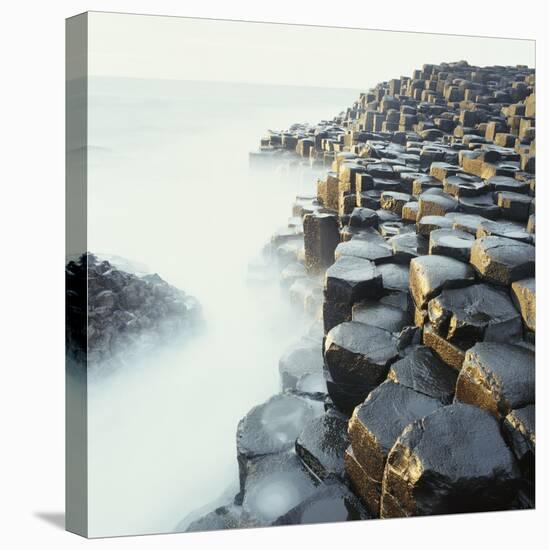 Fog at Basalt Columns of Giants Causeway-Micha Pawlitzki-Premier Image Canvas