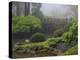 Fog, Portland Japanese Garden, Portland, USA, Oregon-Michel Hersen-Premier Image Canvas