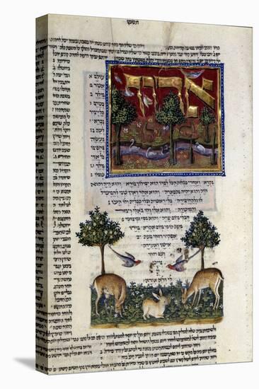 Fol.80 from 'The Rothschild Miscellany', Northern Italy, C.1450-80-null-Premier Image Canvas