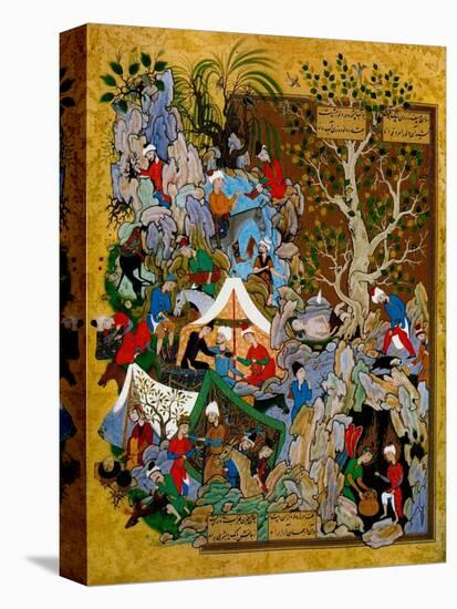 Folio from Haft Awrang (Seven Throne) by Jami, 1539-1543-null-Premier Image Canvas