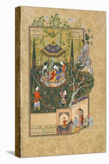 Folio from Haft Awrang (Seven Throne) by Jami, 1550S-null-Premier Image Canvas