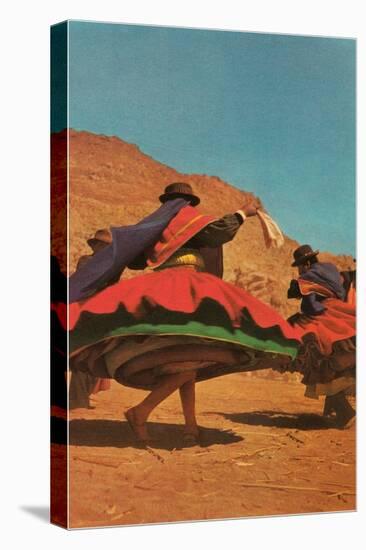 Folk Dancing in Bolivia-null-Stretched Canvas