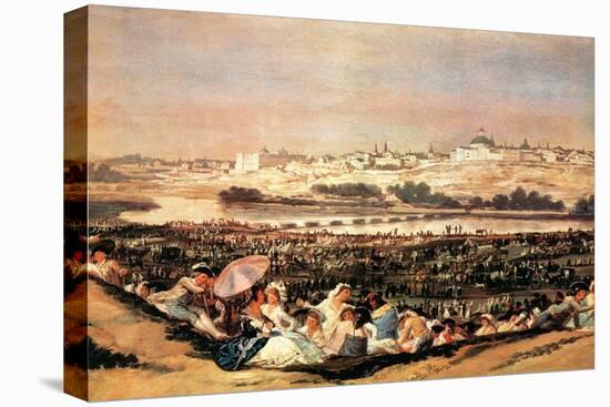 Folk Festival at the San Isidro-Day-Francisco de Goya-Stretched Canvas