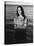 Folk Singer Joan Baez on the Beach Near Her Home-Ralph Crane-Premier Image Canvas