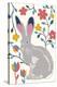 Folklore Hare-Emilie Ramon-Stretched Canvas