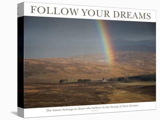 Follow Your Dreams - Rainbow-AdventureArt-Premier Image Canvas