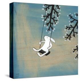 Follow Your Heart- Swinging Quietly-Kristiana Pärn-Stretched Canvas