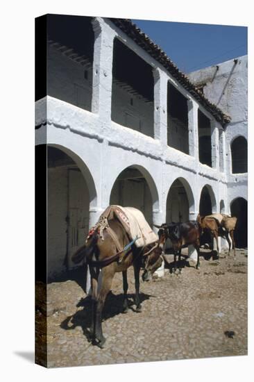 Fondouk, Chefchaouen, Morocco-Vivienne Sharp-Premier Image Canvas