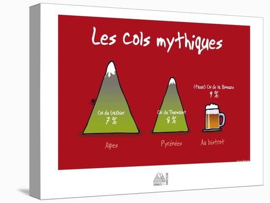 Fondus de montagne - Cols mythiques-Sylvain Bichicchi-Stretched Canvas