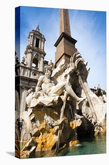 Fontana Dei Quattro Fiumi, Rome-Nico Tondini-Premier Image Canvas